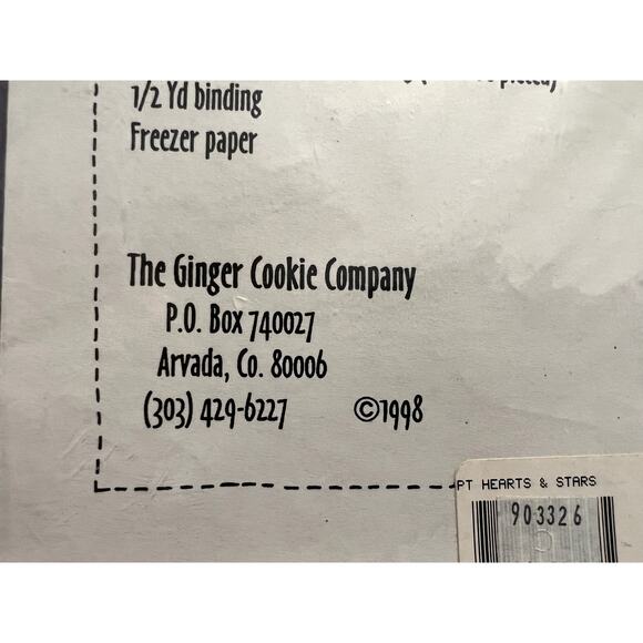 quilt pattern hearts & stars country - Picture 5 of 5